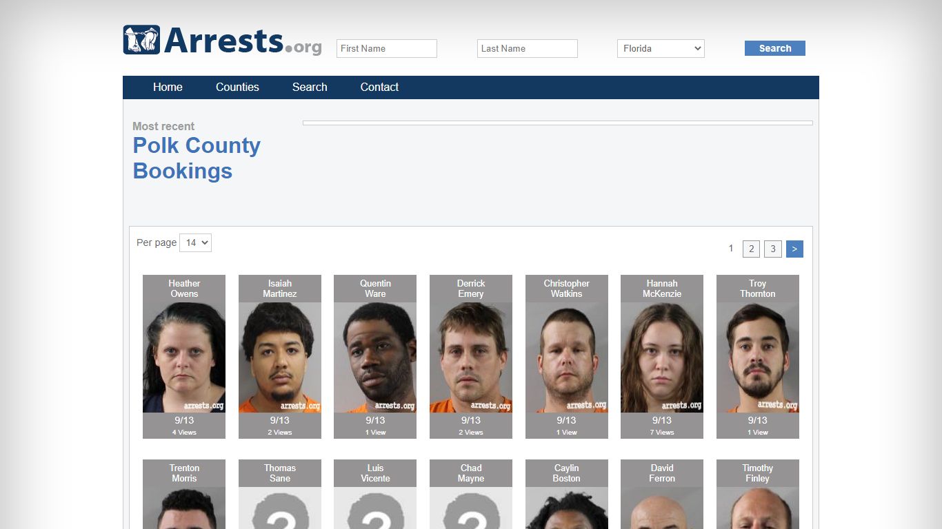 Polk County Arrests and Inmate Search